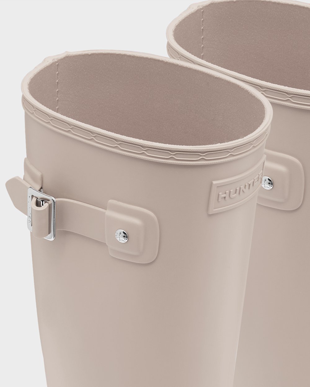 Hunter Höga Gummistövlar Dam - Refined Slim Fit Grå - GORMA7310